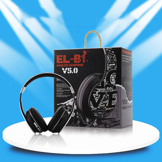 HKM-359123 Foldable and Retractable Bluetooth Headset with Stereo Sound and Graffiti Design