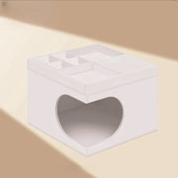 HKM-3591869 Multi-Functional Cat Station with Hidden Bed and Modular Storage Solutions
