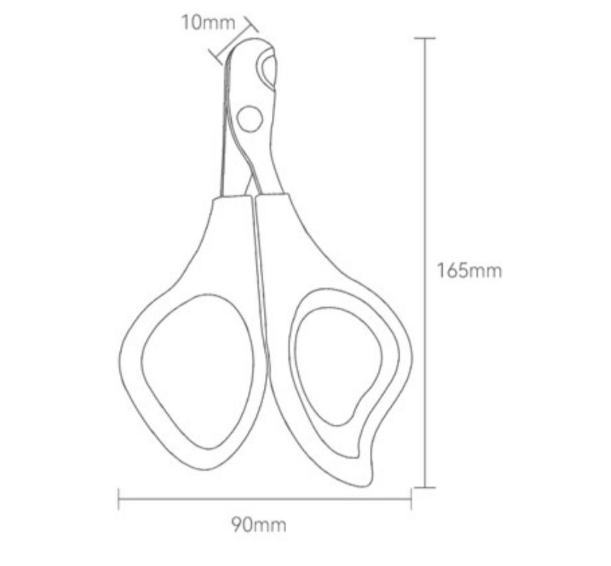 HKM-3591997 Cat Nail Clippers with Anti-Bleeding Design ¨C Round Tip Nail Scissors for Small and Medium Cats