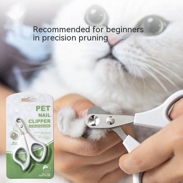 HKM-3591997 Cat Nail Clippers with Anti-Bleeding Design ¨C Round Tip Nail Scissors for Small and Medium Cats