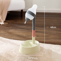 HKM-3592381 Height Adjustable Pet Water Dispenser with Detachable Bowl and Stable Drinking Nozzle