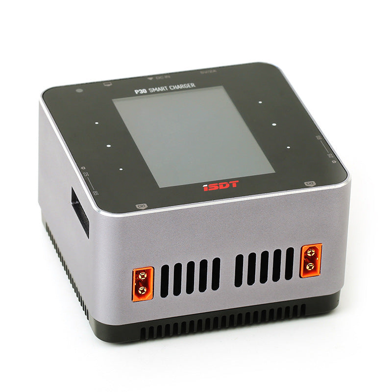 HKM-359315 Dual-Channel Smart Balance Charger for Batteries - Compact Design 110x110x65mm