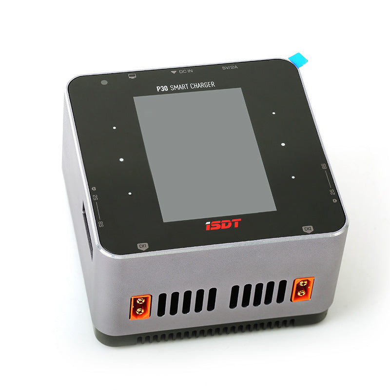 HKM-359315 Dual-Channel Smart Balance Charger for Batteries - Compact Design 110x110x65mm