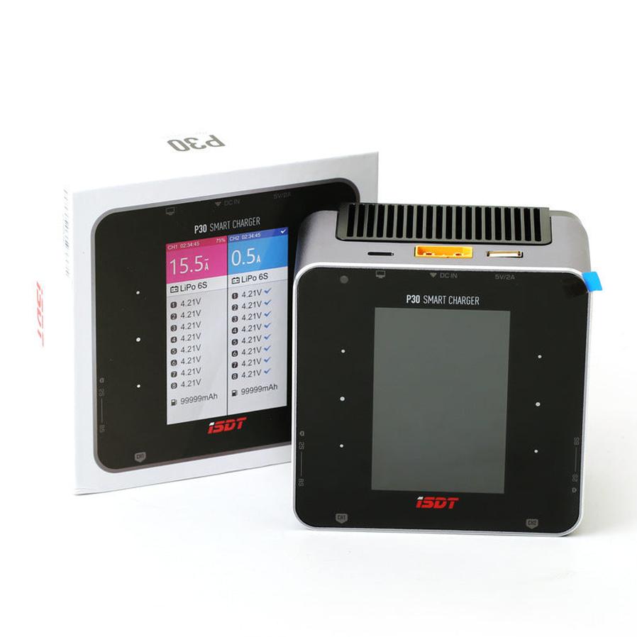 HKM-359315 Dual-Channel Smart Balance Charger for Batteries - Compact Design 110x110x65mm
