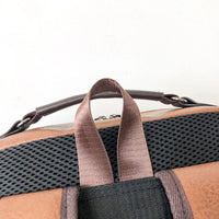 HKM-359315 Stylish Black Genuine Leather Business Backpack for Men