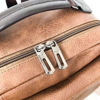 HKM-359315 Stylish Black Genuine Leather Business Backpack for Men