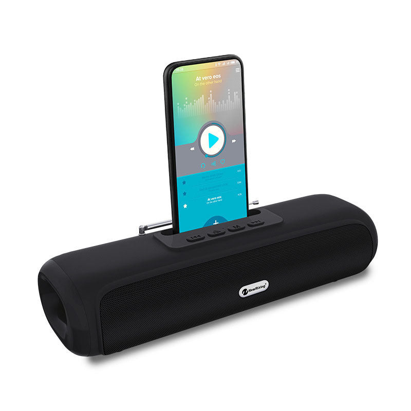 HKM-359315 Wireless Subwoofer with Long Strip Design and USB Charging, 5W*2 Power Output