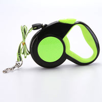 HKM-3593789 Automatic Retractable Pet Leash with Reflective Design in Fluorescent Orange and Green