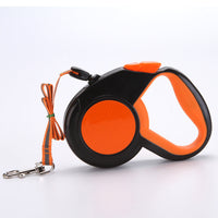 HKM-3593789 Automatic Retractable Pet Leash with Reflective Design in Fluorescent Orange and Green