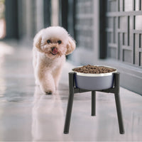 HKM-3594173 Adjustable Pet Bowl with Iron Bracket for Convenient Feeding