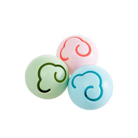 HKM-3594813 Cat Toy Ball with Mint Bell and Maple Leaf Design, ABS Plastic, 4.5cm