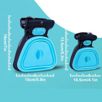 HKM-3595453 Portable Handheld Pooper Scooper with Expandable Waste Storage and Waste Bag Dispenser for Dogs