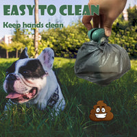 HKM-3595453 Portable Handheld Pooper Scooper with Expandable Waste Storage and Waste Bag Dispenser for Dogs