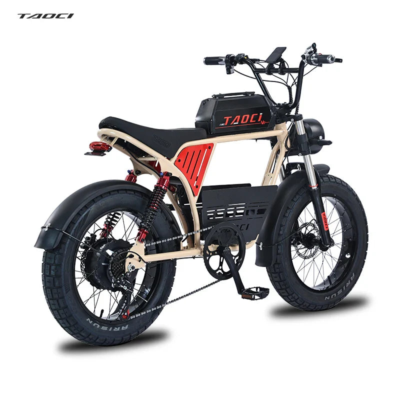 HKM-359571 1500W Electric Bike with 48V 18Ah Lithium Battery, 20" Fat Tires, 7-Speed Gear System, Hydraulic Disc Brakes