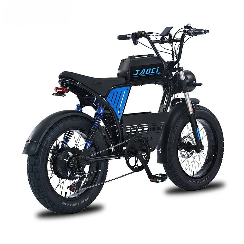 HKM-359571 1500W Electric Bike with 48V 18Ah Lithium Battery, 20" Fat Tires, 7-Speed Gear System, Hydraulic Disc Brakes