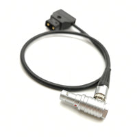 HKM-359635 D-TAP to LEMO 2-Pin Power Cable for Teradek Bolt Pro 300 RX - 60cm Length, Black