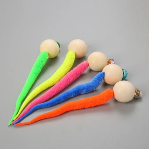 HKM-359699 Pet cat toy tail bell