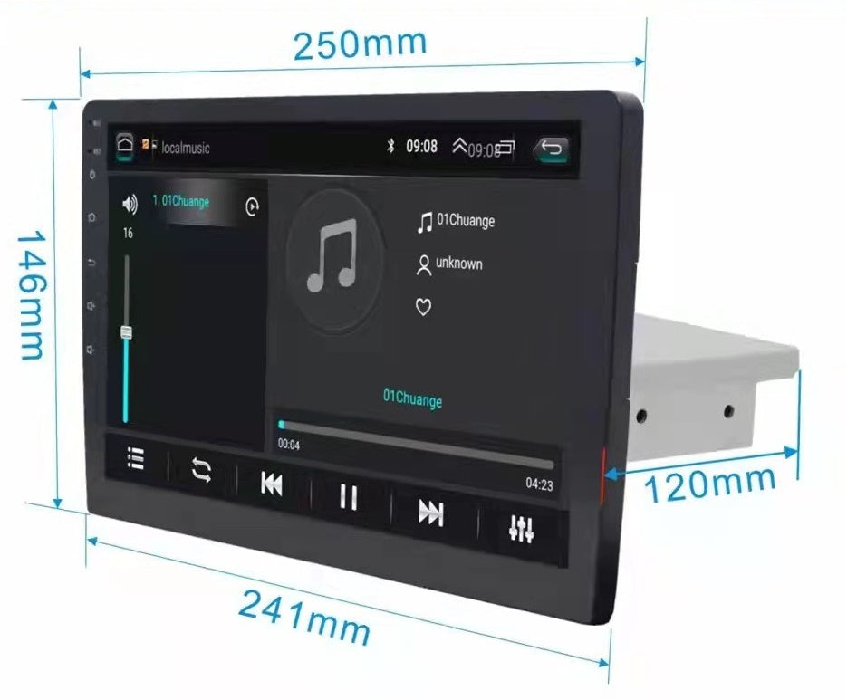 HKM-359763 Large LCD Rotating Screen Car Navigation System