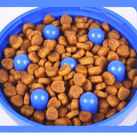 HKM-3597757 Interactive Tumbler Food Leaker Ball for Small to Medium Dogs ¨C Bright Colors, Bite Resistant, Includes Bells