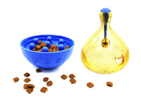 HKM-3597757 Interactive Tumbler Food Leaker Ball for Small to Medium Dogs ¨C Bright Colors, Bite Resistant, Includes Bells