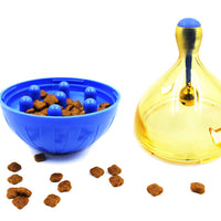 HKM-3597757 Interactive Tumbler Food Leaker Ball for Small to Medium Dogs ¨C Bright Colors, Bite Resistant, Includes Bells