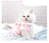 HKM-3598141 Cute Polyester Pet Clothing with Tassels - Princess Style Options Available