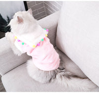 HKM-3598141 Cute Polyester Pet Clothing with Tassels - Princess Style Options Available
