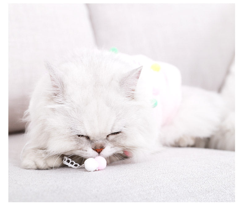 HKM-3598141 Cute Polyester Pet Clothing with Tassels - Princess Style Options Available