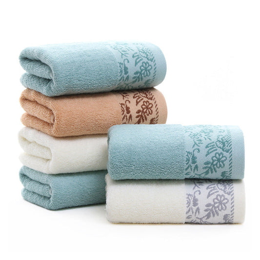 HKM-359827 Wisteria Flower Cotton 32 Ply Jacquard Absorbent Towel 34x73 cm