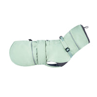 HKM-3598525 Autumn and Winter Wind-Proof Dog Shell Jacket in Bean Green, Beige, and Black Sizes S to 2XL