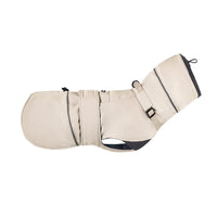 HKM-3598525 Autumn and Winter Wind-Proof Dog Shell Jacket in Bean Green, Beige, and Black Sizes S to 2XL
