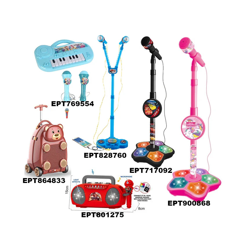 HKM-359891 Music Keyboard Toy with Microphone for Kids 1-3 Years – Educational Mini Piano with Lights and Sounds