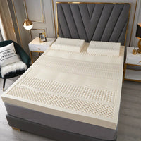 HKM-359955 Latex Mattress 200x100x5cm Soft Cotton Cover 100% Natural Latex Comfort