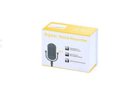 HKM-360083 High-Definition Mini Portable Recorder with Noise Reduction, 1200 Minutes Recording Time, Dual Microphone, USB 2.0, Supports SD Card