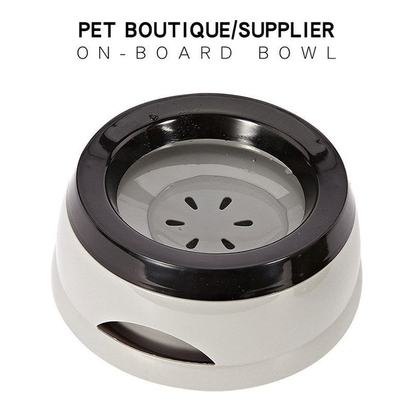 HKM-3601213 Non-Spill Pet Feeder Bowl for Dogs and Cats - Portable, Floating Water Drinking Device, 750ML Capacity, Available in Multiple Colors
