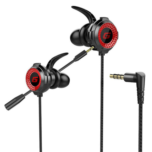 HKM-360147 Wired In-Ear Gaming Headset with Microphone for Mobile Games - 3.5mm Plug