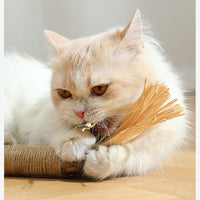 HKM-3602365 Oversized Raffia Molar Rod for Cats - Durable Catnip Toy for Teeth and Play