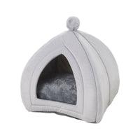 HKM-3603773 Cozy Cat Bed and Small Dog Tent Mat ¨C Soft, Washable Pet House for Cats and Puppies