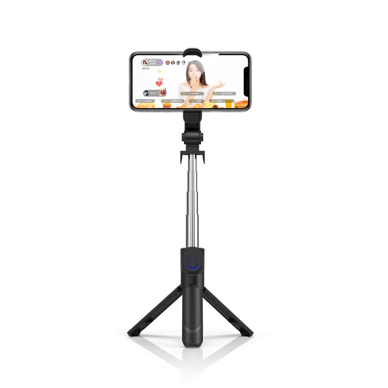 HKM-360467 Aluminum Alloy Selfie Stick for Mobile Phones with Live Support