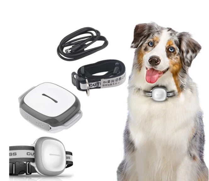 HKM-3605181 GPS Pet Tracker with Vibration and Alarm Features, Waterproof Design, USB Rechargeable Battery