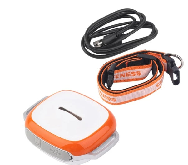 HKM-3605181 GPS Pet Tracker with Vibration and Alarm Features, Waterproof Design, USB Rechargeable Battery