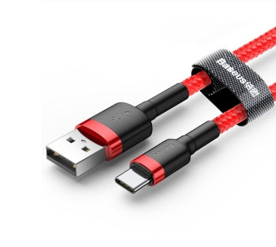 HKM-360787 2-in-1 Micro USB Charging Cable - Woven Design, Available in 0.5m, 1m, 2m Lengths