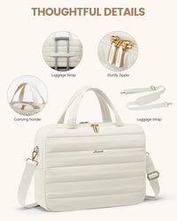 HKM-360787 Lightweight 15.6 in Laptop Briefcase for Work and Business - Unisex Messenger Bag with Shoulder Strap