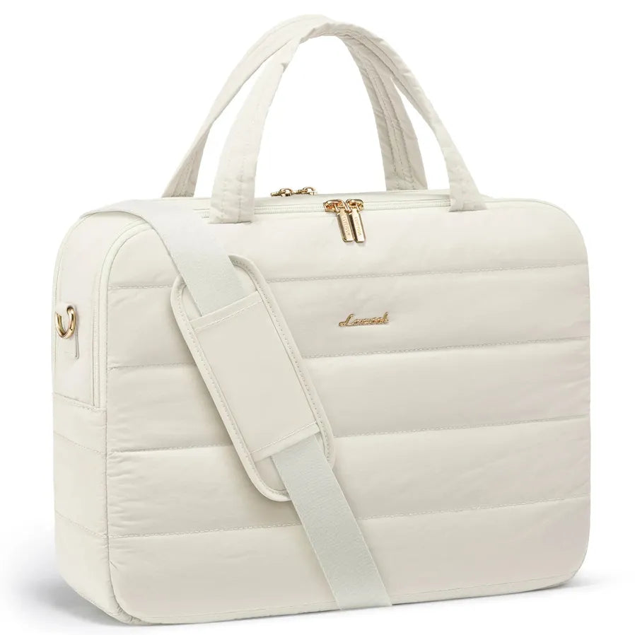 HKM-360787 Lightweight 15.6 in Laptop Briefcase for Work and Business - Unisex Messenger Bag with Shoulder Strap