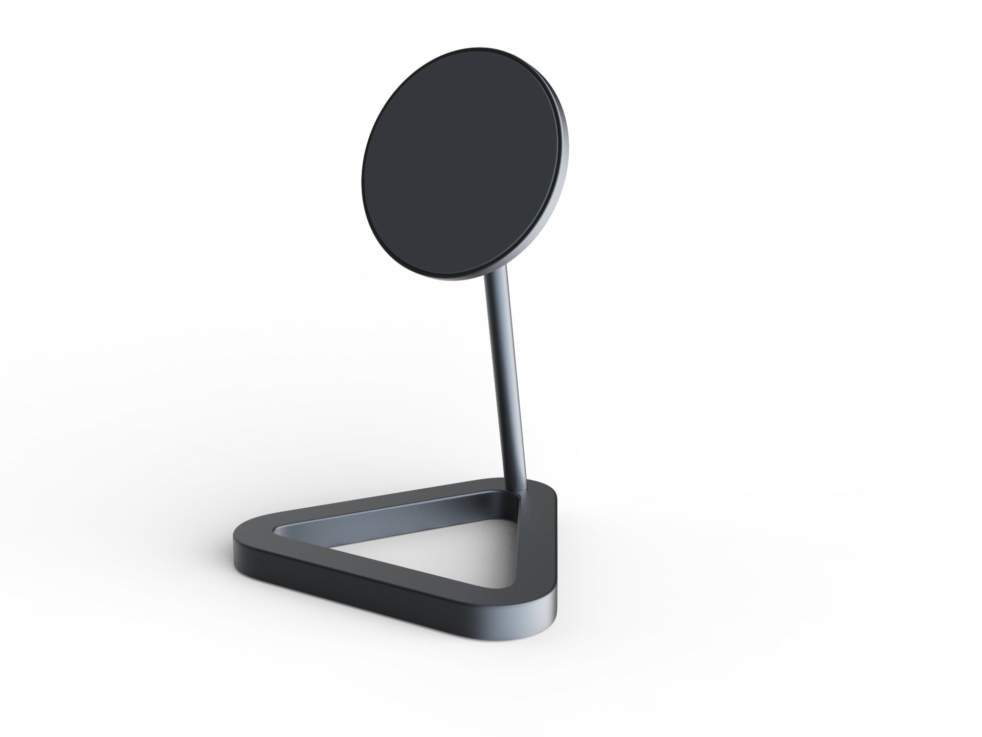 HKM-360787 Magnetic Desktop Stand for iPhone 12 Series - Triangular, Round, and Square Options