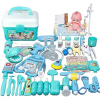 HKM-360915 Educational Doctor Role Play Set for Kids - 38PCS Medical Kit with Plastic Toys