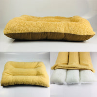 HKM-3609533 Lamb Cashmere Pet Bed - Comfortable and Cozy Mat for Dogs and Cats, Available in Three Sizes