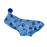 HKM-3610557 Hooded Cotton Sweater for Pets - Dot Print, Multiple Sizes Available