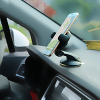HKM-361107 High Viscosity Car Phone Holder with 360-Degree Rotation for Smartphones and GPS Devices