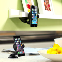 HKM-361107 High Viscosity Car Phone Holder with 360-Degree Rotation for Smartphones and GPS Devices